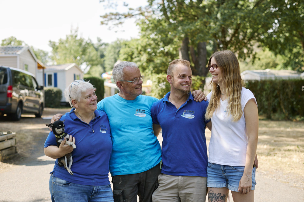 camping traditionnel et chaleureux