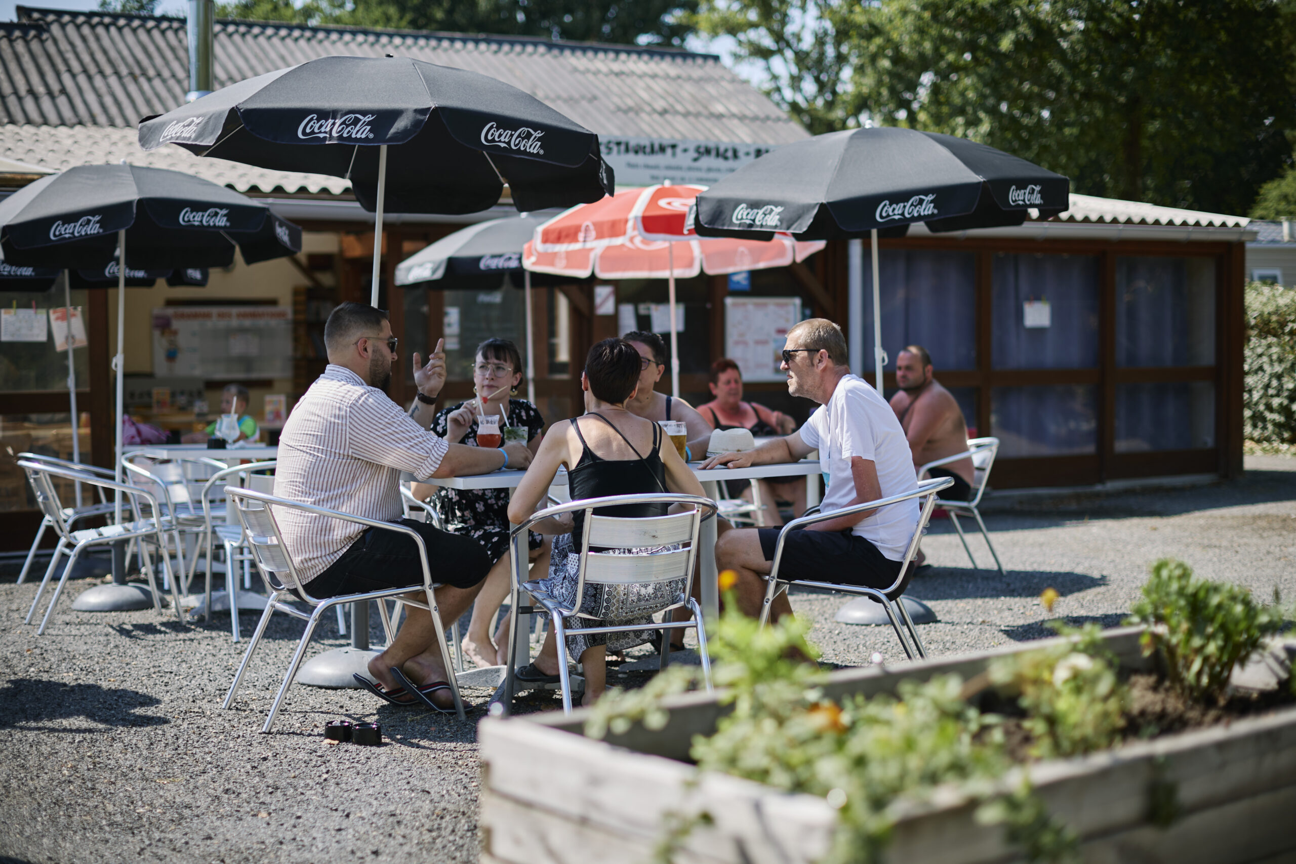 accueil du camping de l'étang du pays blanc à guérande