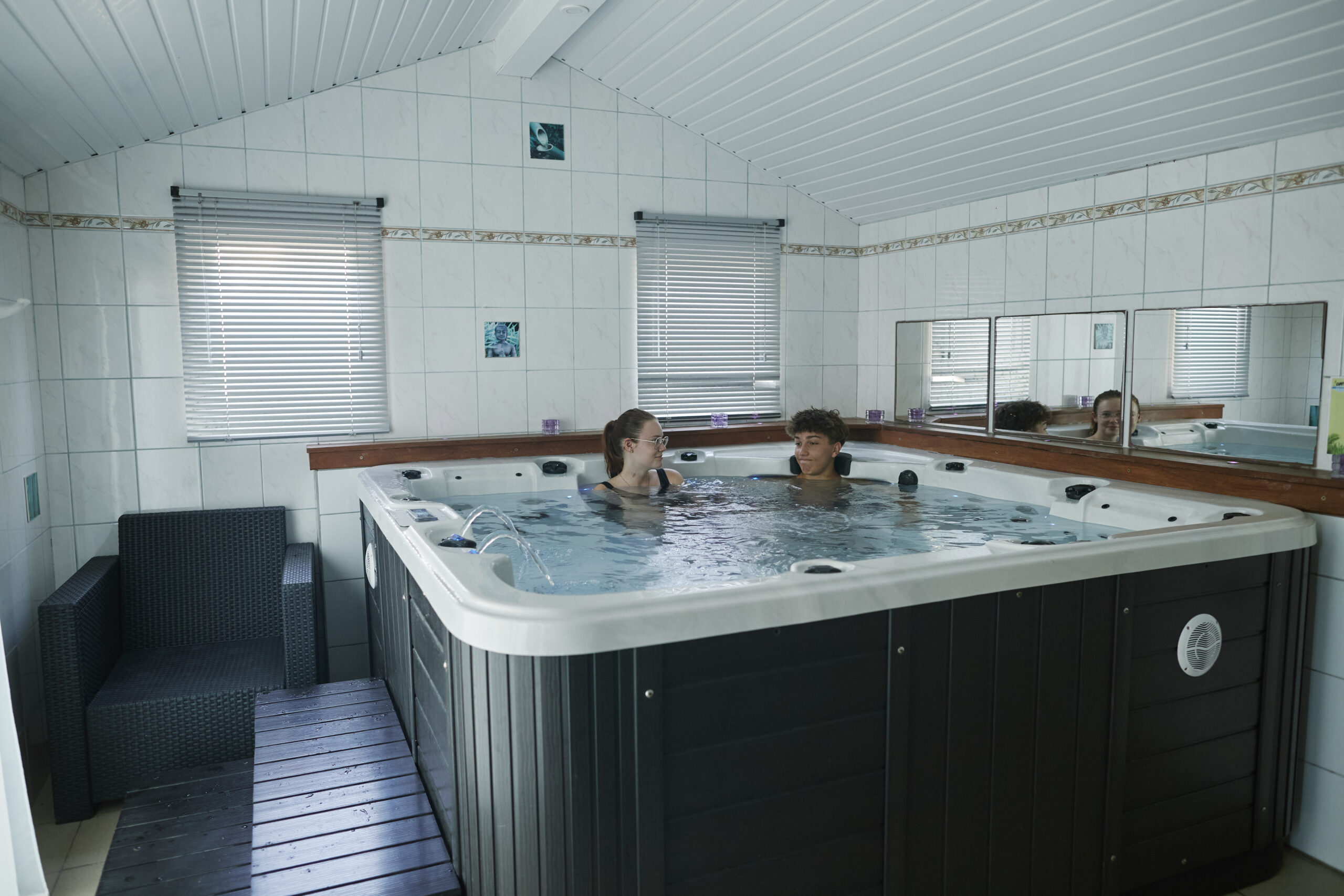 Espace Bien-être au camping l'étang du pays blanc à Guérande pour des vacances sous le signe de la détente